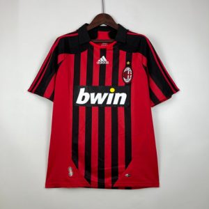 Retro AC Milan 07 08 Home Kit1